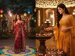 AI-generated portraits of a girl celebrating Diwali. AI-generated portraits of a girl celebrating Diwali.