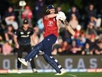 England's Phil Salt bats against New Zealand during their T20 cricket match in Christchurch, New Zealand England's Phil Salt bats against New Zealand during their T20 cricket match in Christchurch, New Zealand