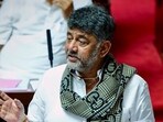 Karnataka deputy chief minister DK Shivakumar(PTI)