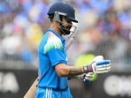 Virat Kohli departed for a duck in Perth.