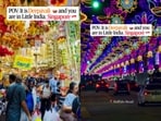 Diwali celebrations brought a radiant charm to Singapore, with lights, music and colours filling the streets in a grand festive display.