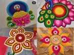అష్టదల కమలం రంగోలి: దీపావళి పూజలో ఈ రంగోలి వేయండి.. అదృష్టం, సిరిసంపదలు మీ సొంతం(PINTREST)