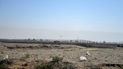 A general view shows the Durand Line, an Afghanistan-Pakistan border, in the Shorabak district on October 12, 2025. (AFP) A general view shows the Durand Line, an Afghanistan-Pakistan border, in the Shorabak district on October 12, 2025. (AFP)
