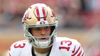 Brock Purdy #13 of the San Francisco 49ers is expected to play in Week 8 against the Houston Texans. (Getty Images via AFP) Brock Purdy #13 of the San Francisco 49ers is expected to play in Week 8 against the Houston Texans. (Getty Images via AFP)