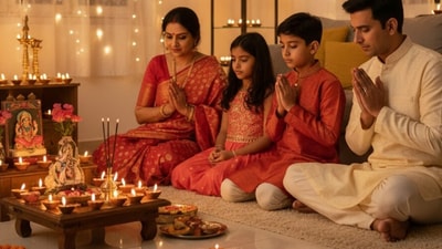 Diwali Lakshmi Puja 2025: Essential dos and don’ts for performing puja on October 20. (Google Gemini) Diwali Lakshmi Puja 2025: Essential dos and don’ts for performing puja on October 20. (Google Gemini)