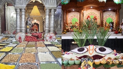 Annakut celebrations at Maa Annapurna Temple, Varanasi and ISKCON Temple, Vrindavan