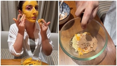 Soha Ali Khan shares her recipe for a homemade face pack she used to give her skin some TLC. Soha Ali Khan shares her recipe for a homemade face pack she used to give her skin some TLC.