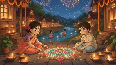 Happy Diwali 2025: Celebrate Diwali with a heart full of gratitude and joy. May this festival of lights bring you peace, happiness, and the strength to overcome darkness in your life. Happy Diwali 2025: Celebrate Diwali with a heart full of gratitude and joy. May this festival of lights bring you peace, happiness, and the strength to overcome darkness in your life.
