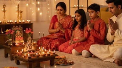దీపావళి లక్ష్మీ పూజ 2025: ఆయురారోగ్యాలు, సంపద కోసం పాటించాల్సిన నియమాలు (Google Gemini) దీపావళి లక్ష్మీ పూజ 2025: ఆయురారోగ్యాలు, సంపద కోసం పాటించాల్సిన నియమాలు (Google Gemini)