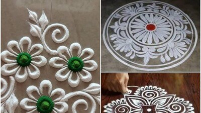 దీపావళి ప్రత్యేకం: సులభంగా వేయగలిగే గీతల ముగ్గుల డిజైన్లు దీపావళి ప్రత్యేకం: సులభంగా వేయగలిగే గీతల ముగ్గుల డిజైన్లు