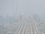 Experts warn of worsening winter inversion as pollution spikes driven by fireworks and local emissions engulf NCR and Indo-Gangetic regions. (Sakib Ali/HT) Experts warn of worsening winter inversion as pollution spikes driven by fireworks and local emissions engulf NCR and Indo-Gangetic regions. (Sakib Ali/HT)