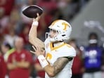 Joey Aguilar injury update: Tennessee coach Heupel revealed whether the quarterback will start against Kentucky this weekend.