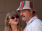 Taylor Swift and boyfriend Travis Kelce attends the men's final match between USA's Taylor Fritz and Italy's Jannik Sinner at US Open. Taylor Swift and boyfriend Travis Kelce attends the men's final match between USA's Taylor Fritz and Italy's Jannik Sinner at US Open.