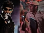 Travis Scott's performance left a policeman in Delhi standing with his mouth agape. 