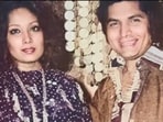 Govardhan Asrani’s with wife, Manju Asrani