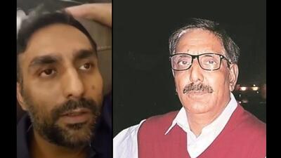 Aqil Akhtar, who died in Panchkula on October 16, and (right) his father, Mohammad Mustafa, a former Punjab director general of police (human rights). (File photo) Aqil Akhtar, who died in Panchkula on October 16, and (right) his father, Mohammad Mustafa, a former Punjab director general of police (human rights). (File photo)
