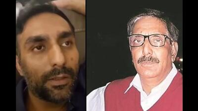 Aqil Akhtar, who died in Panchkula on October 16, and (right) his father, Mohammad Mustafa, a former Punjab director general of police (human rights). (File) Aqil Akhtar, who died in Panchkula on October 16, and (right) his father, Mohammad Mustafa, a former Punjab director general of police (human rights). (File)