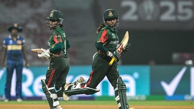 Bangladesh's captain Nigar Sultana (L) and her teammate Sharmin Akhter run between the wickets (AFP) Bangladesh's captain Nigar Sultana (L) and her teammate Sharmin Akhter run between the wickets (AFP)