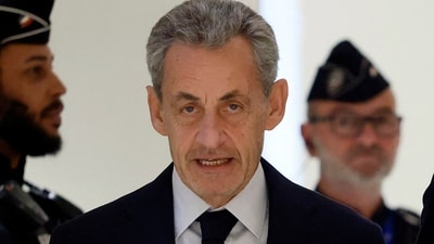 Former French president Nicolas Sarkozy. (Reuters)