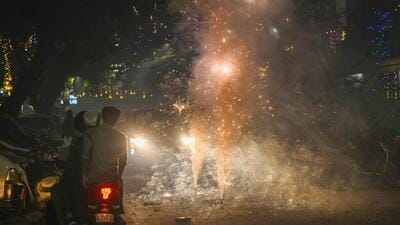 Firecracker injuries accounted for the most number of injuries. (Sanchit Khanna/HT Photo) Firecracker injuries accounted for the most number of injuries. (Sanchit Khanna/HT Photo)