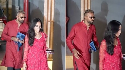Hardik Pandya spotted with girlfriend Mahieka Sharma Hardik Pandya spotted with girlfriend Mahieka Sharma