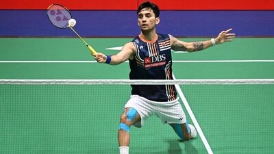Lakshya Sen bows out of the French Open after a first-round loss to Ireland's Nhat Nguyen. (HT_PRINT)