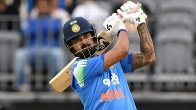 KL Rahul was the standout batter for India in Perth. (AFP)