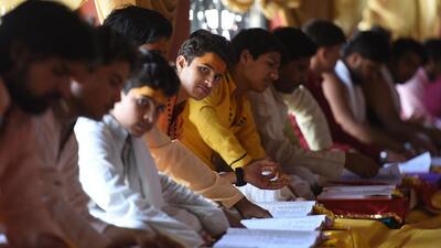 Maharashtra government’s decision to introduce ‘Vedic Sanskar Junior Assistant’ course in ITIs has triggered controversy, with priest community and Opposition leaders criticising the move. ((PIC FOR REPRESENTATION)) Maharashtra government’s decision to introduce ‘Vedic Sanskar Junior Assistant’ course in ITIs has triggered controversy, with priest community and Opposition leaders criticising the move. ((PIC FOR REPRESENTATION))