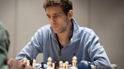 This undated photo released by Charlotte Chess Center shows Daniel Naroditsky playing chess on the board. (AP) This undated photo released by Charlotte Chess Center shows Daniel Naroditsky playing chess on the board. (AP)