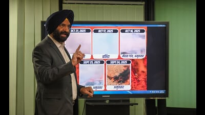 Sirsa said cloud seeding can’t proceed without cloud cover, responding to AAP’s criticism over the BJP government’s unfulfilled pollution-control promise. (RAJ K RAJ /HT PHOTO) Sirsa said cloud seeding can’t proceed without cloud cover, responding to AAP’s criticism over the BJP government’s unfulfilled pollution-control promise. (RAJ K RAJ /HT PHOTO)