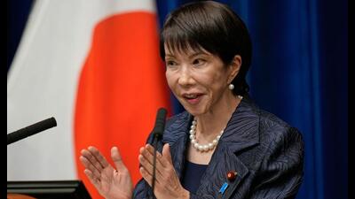 The first woman to be appointed to the post, Takaichi will be the fourth PM in five years. (Bloomberg) The first woman to be appointed to the post, Takaichi will be the fourth PM in five years. (Bloomberg)