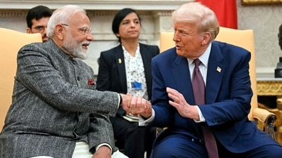 US President Donald Trump shakes hands with Prime Minister Narendra Modi in the Oval Office of the White House in Washington, DC (AFP) US President Donald Trump shakes hands with Prime Minister Narendra Modi in the Oval Office of the White House in Washington, DC (AFP)