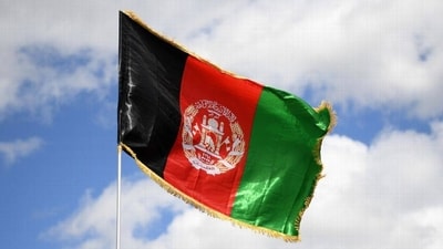 Afghanistan flag during the 2019 World Cup (Getty) Afghanistan flag during the 2019 World Cup (Getty)