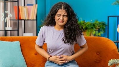 During periods, bloating is a common concern. (Picture credit: Shutterstock) During periods, bloating is a common concern. (Picture credit: Shutterstock)