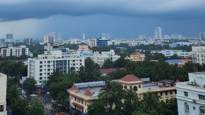 The IMD has issued a rainfall alert for Bengaluru on Tuesday. (AI Image-Google Gemini) The IMD has issued a rainfall alert for Bengaluru on Tuesday. (AI Image-Google Gemini)