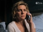Rhea Seehorn portrays Carol, the grumpy lead character in Vince Gilligan’s Pluribus for Apple TV.(YouTube)