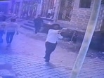 Explaining the motive for the September firing, Manish Singh, the complainant, said he had objected to Adana was beating a man in his locality. (Video grab/HT Photo) Explaining the motive for the September firing, Manish Singh, the complainant, said he had objected to Adana was beating a man in his locality. (Video grab/HT Photo)