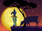 Govardhan Puja 2025: Govardhan Puja commemorates Lord Krishna lifting the Govardhan Hill to protect villagers from rain. (Pinterest)