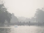 New Delhi: A thick smog engulfs the city, at Man Singh Road in New Delhi, Wednesday, Oct. 22, 2025. (PTI Photo/Salman Ali)(PTI10_22_2025_000008B) New Delhi: A thick smog engulfs the city, at Man Singh Road in New Delhi, Wednesday, Oct. 22, 2025. (PTI Photo/Salman Ali)(PTI10_22_2025_000008B)