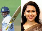Cricketer Sarfaraz Khan and Congress national spokesperson Shama Mohamed Cricketer Sarfaraz Khan and Congress national spokesperson Shama Mohamed