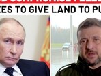 Zelensky changes tune on land concessions to Putin Zelensky changes tune on land concessions to Putin
