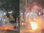 The Bengaluru Police have acknowledged the video and confirmed that they have taken note of the matter. (X@hvpandya)