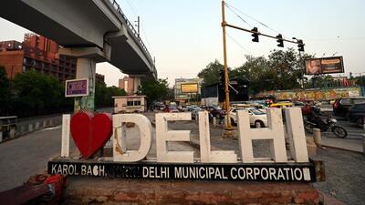 A view of the Pusa Chowk earlier this year. (HT Archive)