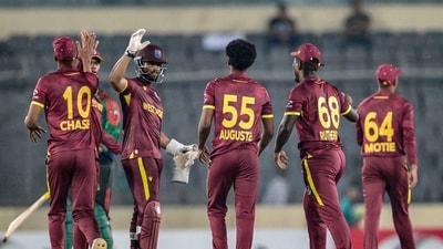 West Indies came out on top in the Super Over against Bangladesh on Tuesday. (AFP) West Indies came out on top in the Super Over against Bangladesh on Tuesday. (AFP)