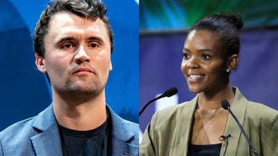 Charlie Kirk and Candace Owens. (File Photos) Charlie Kirk and Candace Owens. (File Photos)