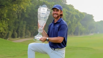 DP World India Championship winner Tommy Fleetwood DP World India Championship winner Tommy Fleetwood