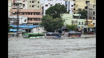 Effective implementation of technological solutions depends on accurate and granular monitoring of rainfall patterns, drainage flows, and ground saturation levels to assess the precise scale of intervention required. (AFP) Effective implementation of technological solutions depends on accurate and granular monitoring of rainfall patterns, drainage flows, and ground saturation levels to assess the precise scale of intervention required. (AFP)