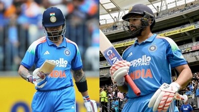 Virat Kohli and Rohit Sharma flopped vs Austalia in first ODI. (PTI and AFP Image) Virat Kohli and Rohit Sharma flopped vs Austalia in first ODI. (PTI and AFP Image)