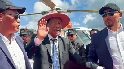 National Socialist Council of Nagaland (Isak-Muivah) leader Thuingaleng Muivah receives a warm welcome on his return to his native village of Somdal in Ukhrul on Wednesday (ANI) National Socialist Council of Nagaland (Isak-Muivah) leader Thuingaleng Muivah receives a warm welcome on his return to his native village of Somdal in Ukhrul on Wednesday (ANI)