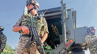 One rifle, one RPG round and three rucksacks were also seized from the spot. (Representative file photo)